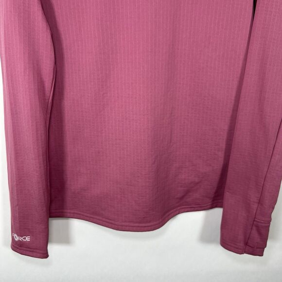 Carhartt Force Relaxed Fit Long Sleeve Mock Neck Pullover Womens Small Pink NWT - Picture 13 of 14